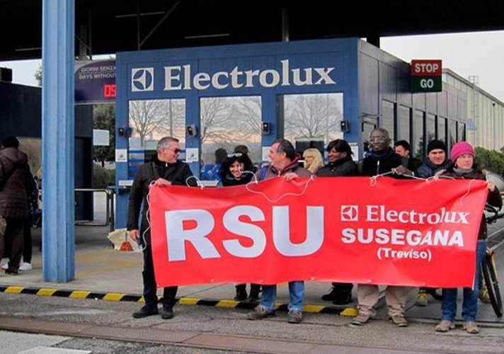 “Climate strike” all’Electrolux: la crisi ecologica alla catena di&nbsp;montaggio