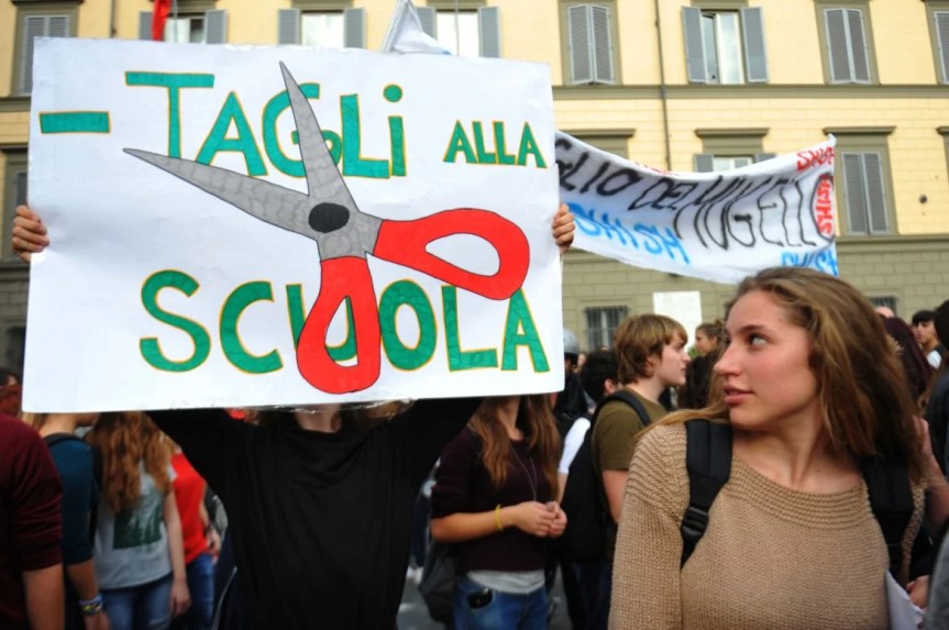 Più scuole, meno tagli. No al dimensionamento!