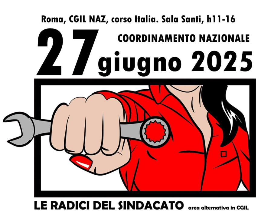 27 giugno. Coordinamento nazionale a&nbsp;Roma